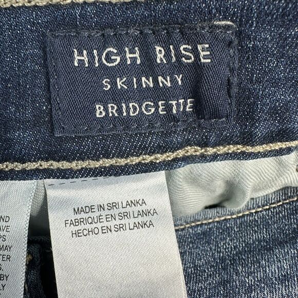 Lucky Brand BRIDGETTE SKINNY Jeans Womens Size 4/27 Ankle Blue Denim Pants 26x26 - Picture 9 of 12